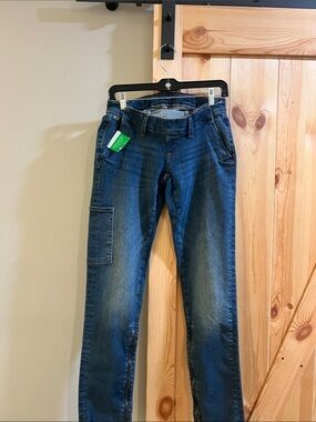 Tommy Hilfiger Dark Blue Skinny jeans size 2 (unique style)